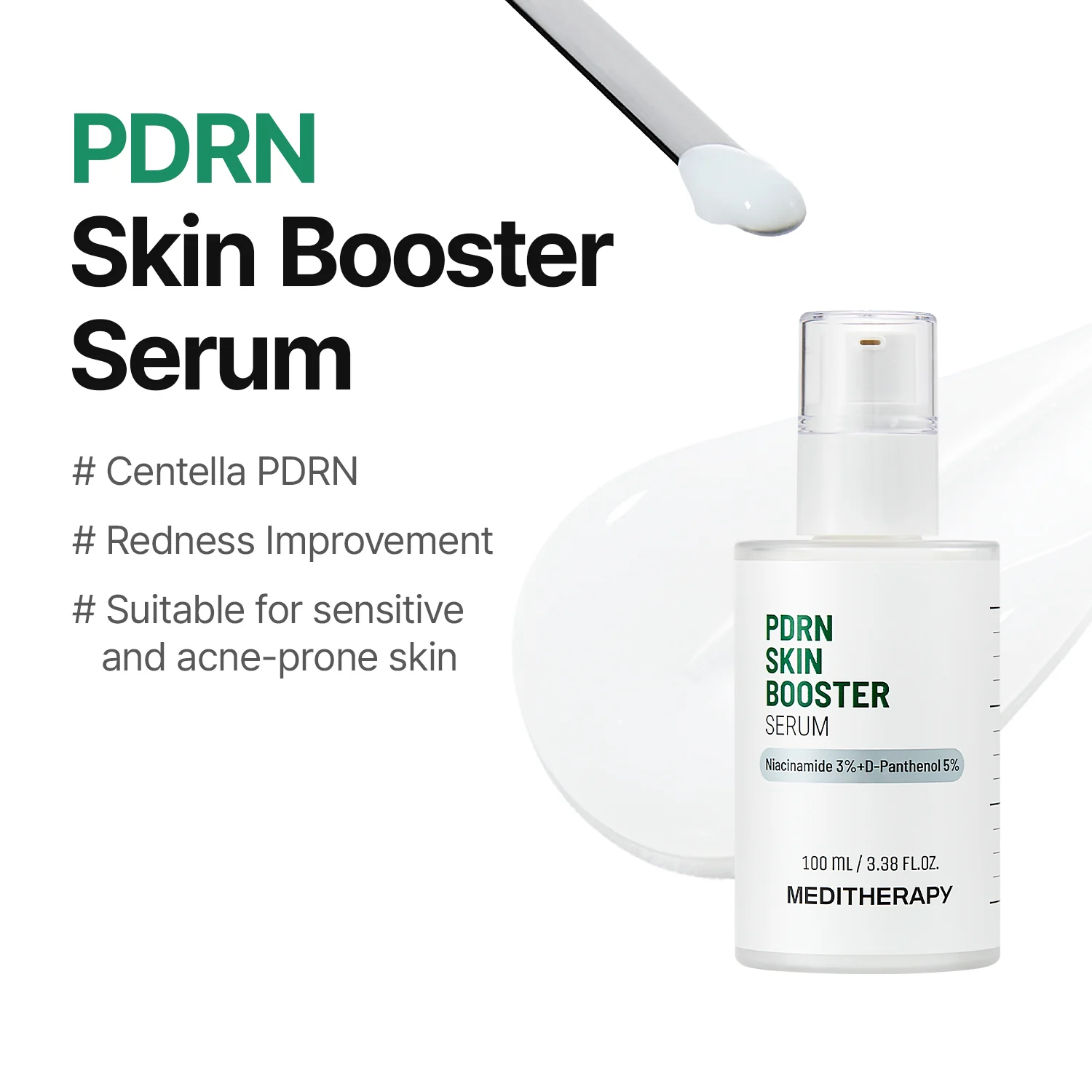 [AMAZON | $22.39] PDRN Skin Booster Serum – Centella PDRN & D-Panthenol for Redness Relief - Image 2