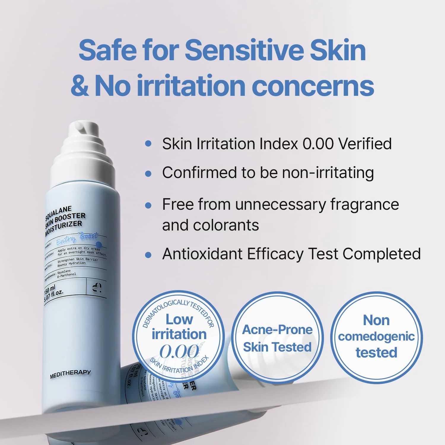 [20% OFF | $19.99] Squalane Skin Booster Moisturizer – 8% Squalane + Panthenol + Hyaluronic Acid - Image 2