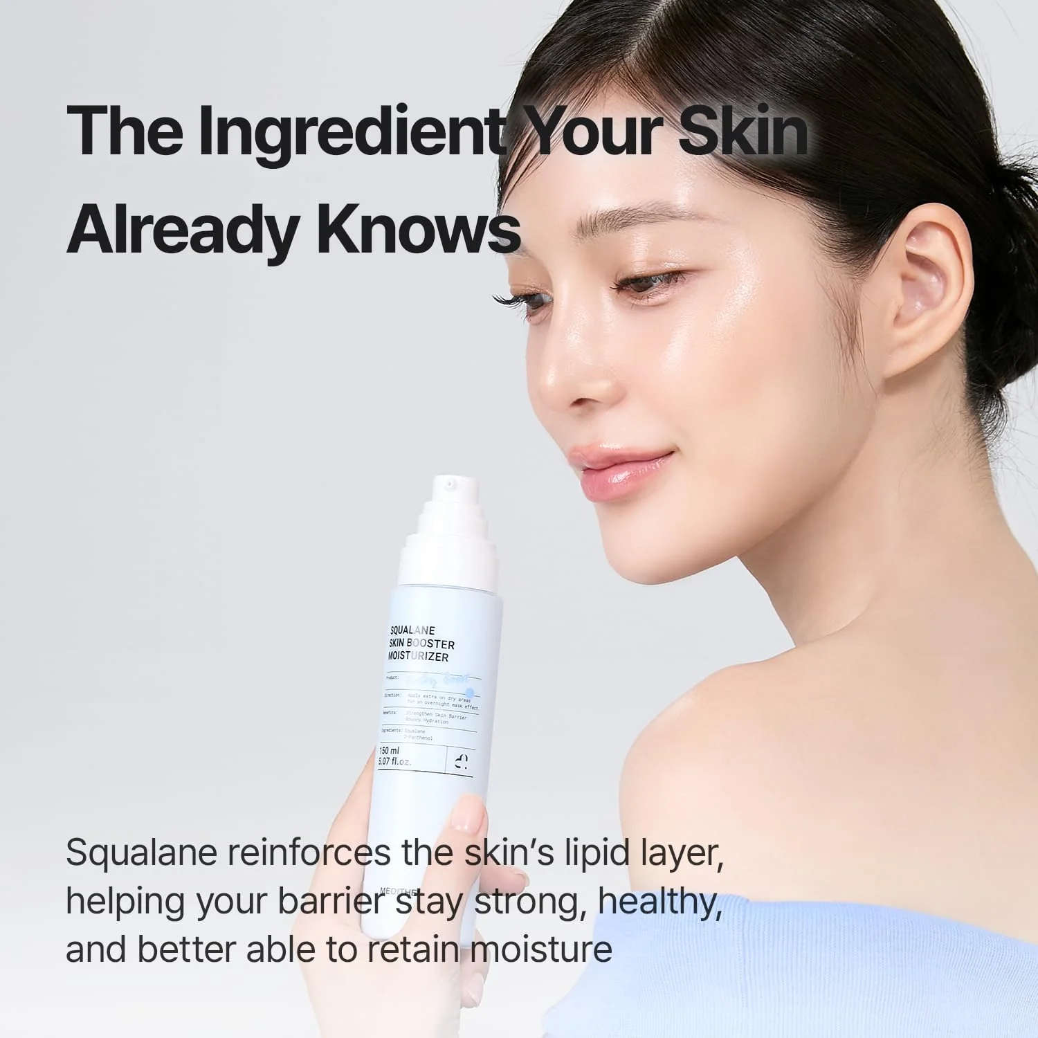 [20% OFF | $19.99] Squalane Skin Booster Moisturizer – 8% Squalane + Panthenol + Hyaluronic Acid - Image 3
