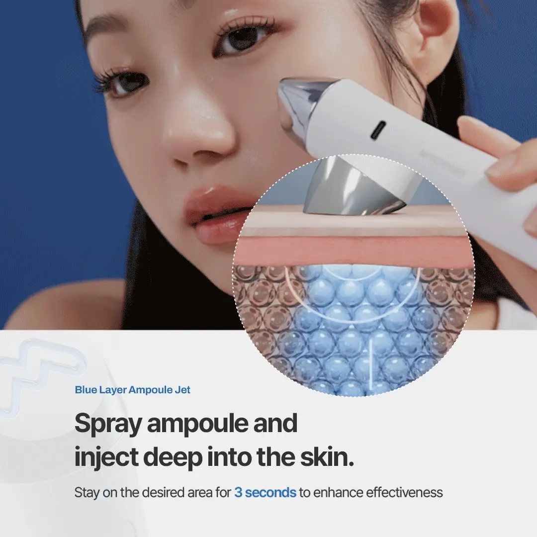 Bluelayer Ampoule Jet + Azulene Ampoule + Dome Mask + Water Cream - Image 5
