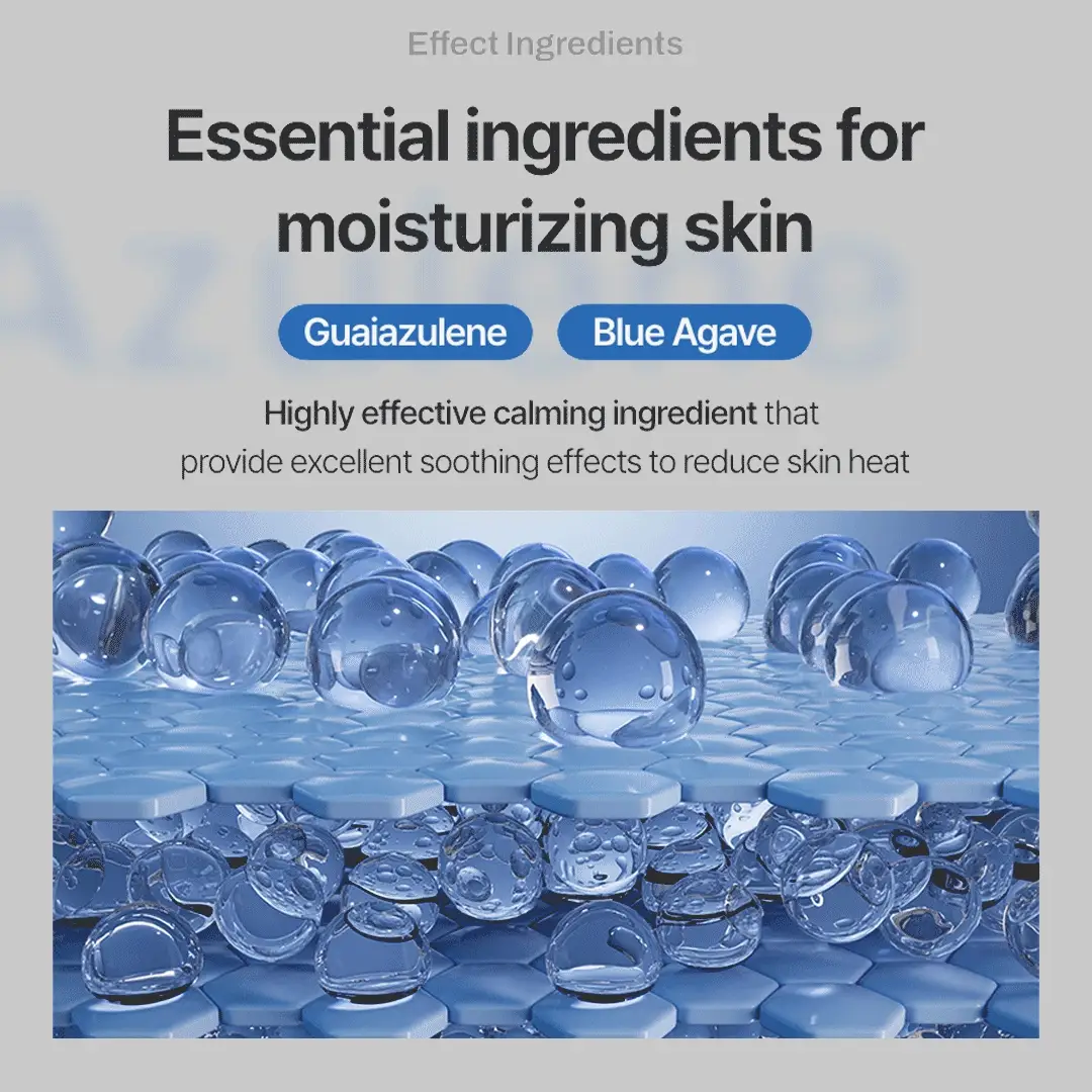 Bluelayer Ampoule Jet + Azulene Ampoule + Dome Mask + Water Cream - Image 6