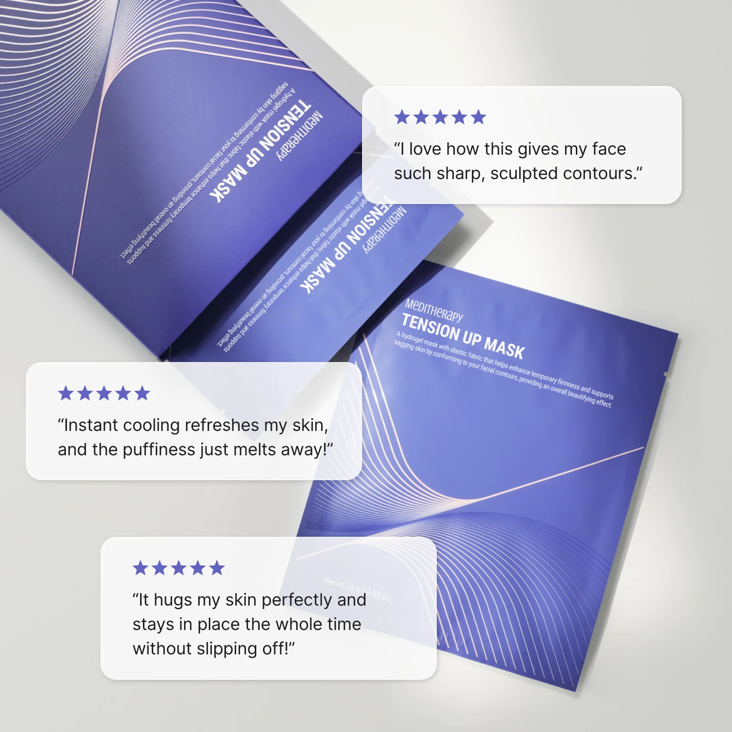Tension Up Collagen Mask – V Line Facelift & Hydrating Facial Mask for Baby-Soft Skin - Image 6